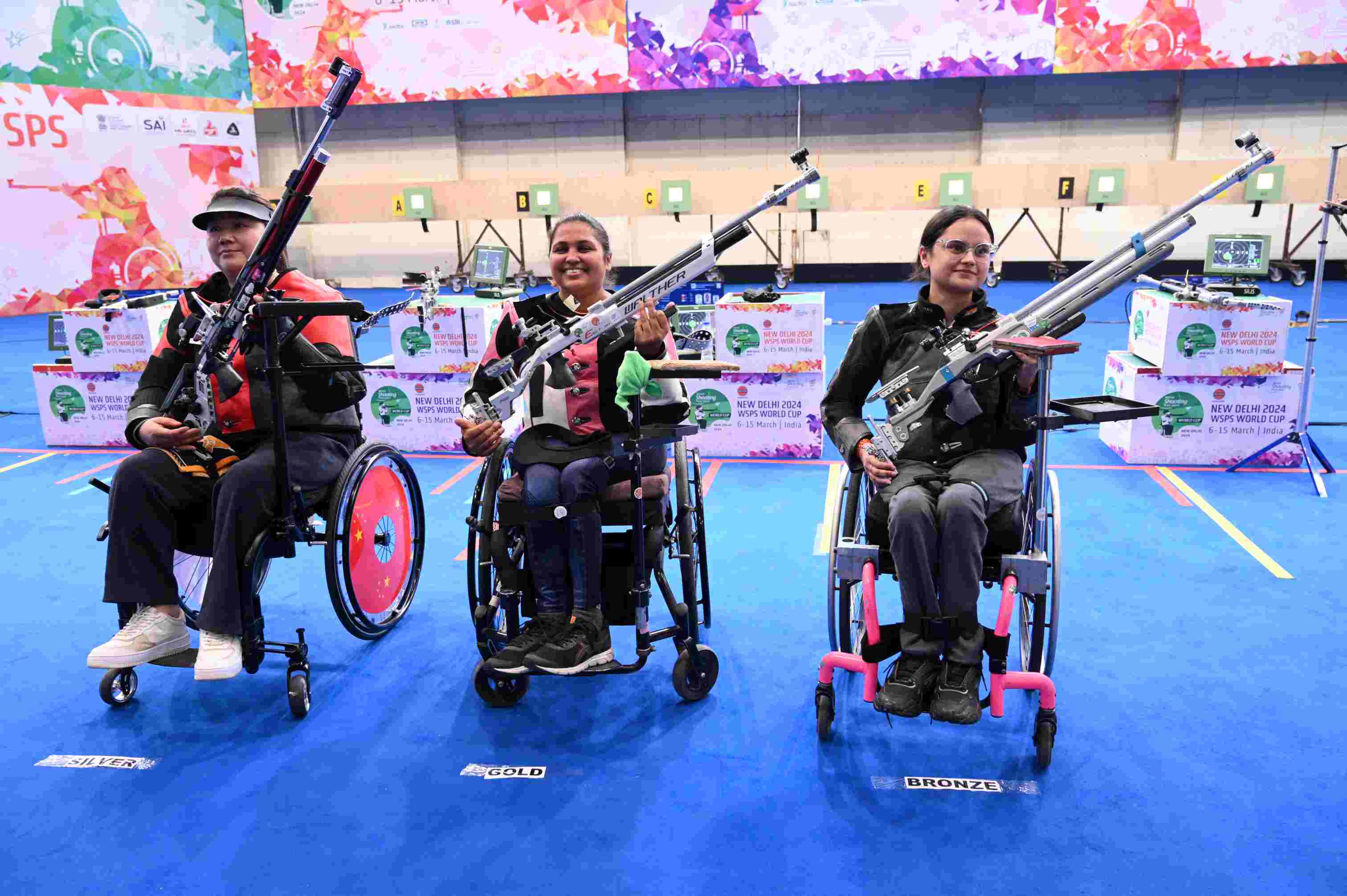 New Delhi 2025 Agarwal delivers gold, Paris 2025 quota for hosts